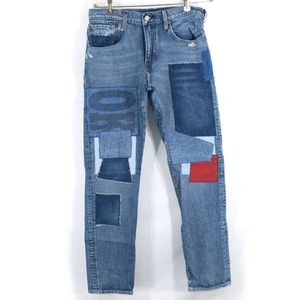 Levi’s Premium Jeans, Someone Got Crafty! 33 x 32